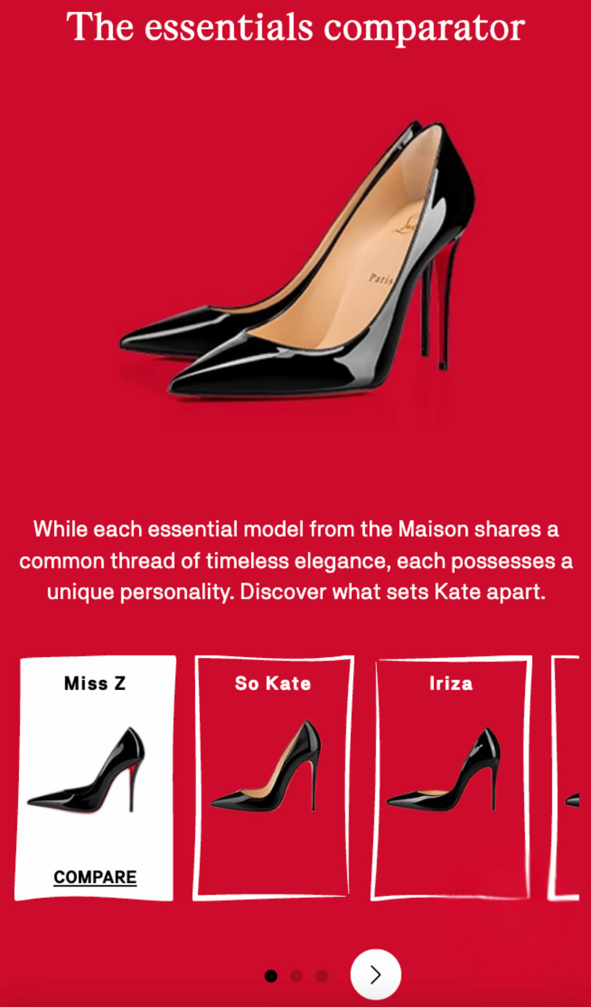 Product Comparison Feature