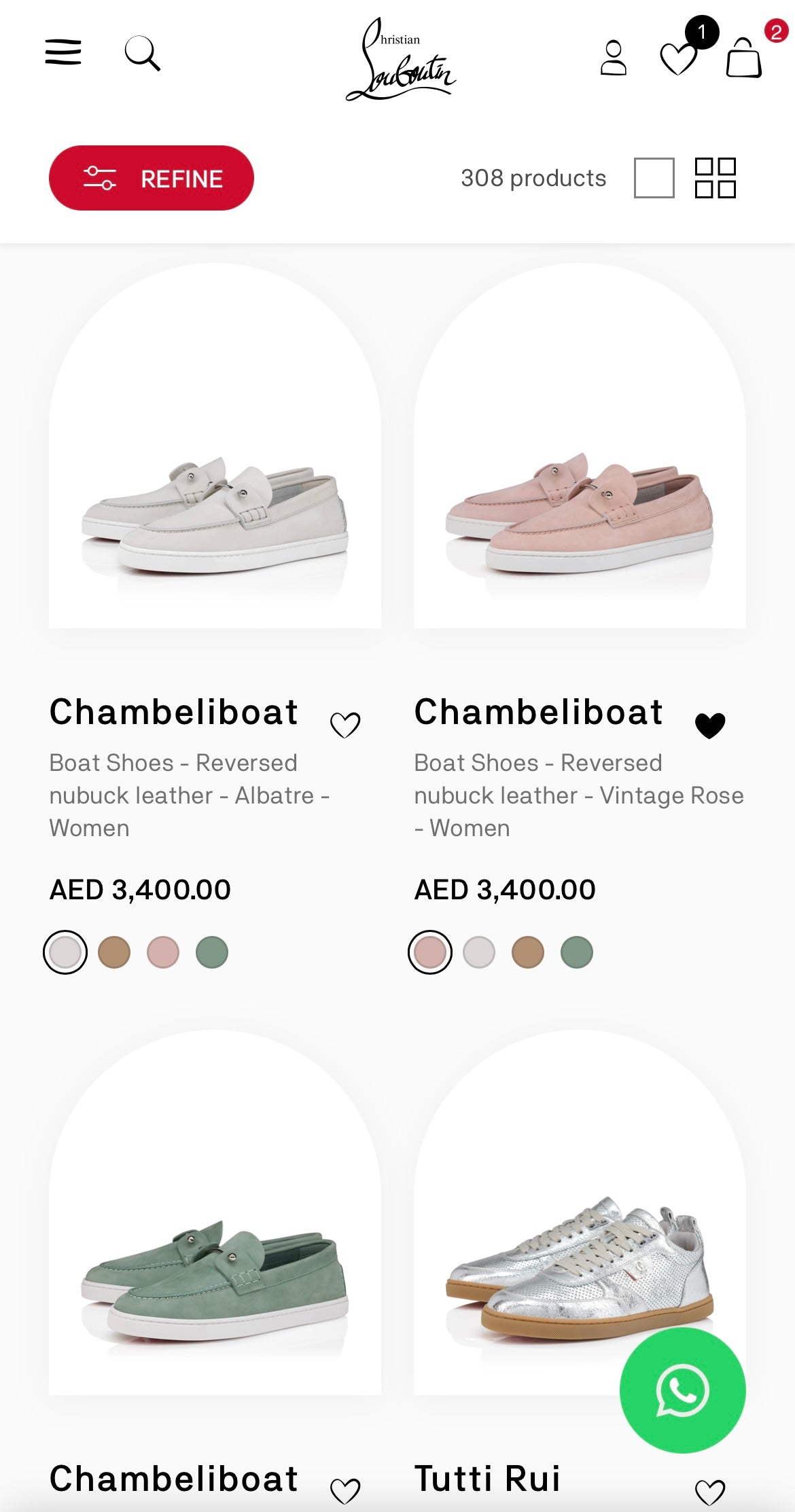 Product Listing Page