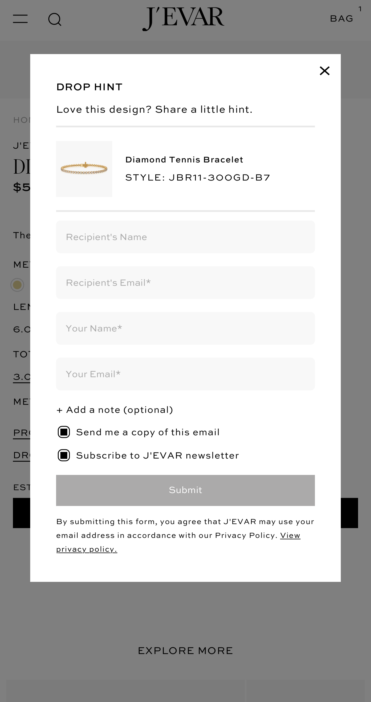 Drop Hint Functionality